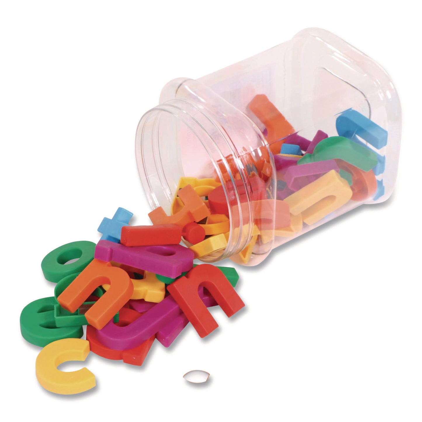 Learning Resources® Jumbo Lowercase Magnetic Letters, 1.5" Tall, Assorted Color Characters, 40 Pieces (LRNLER0451)