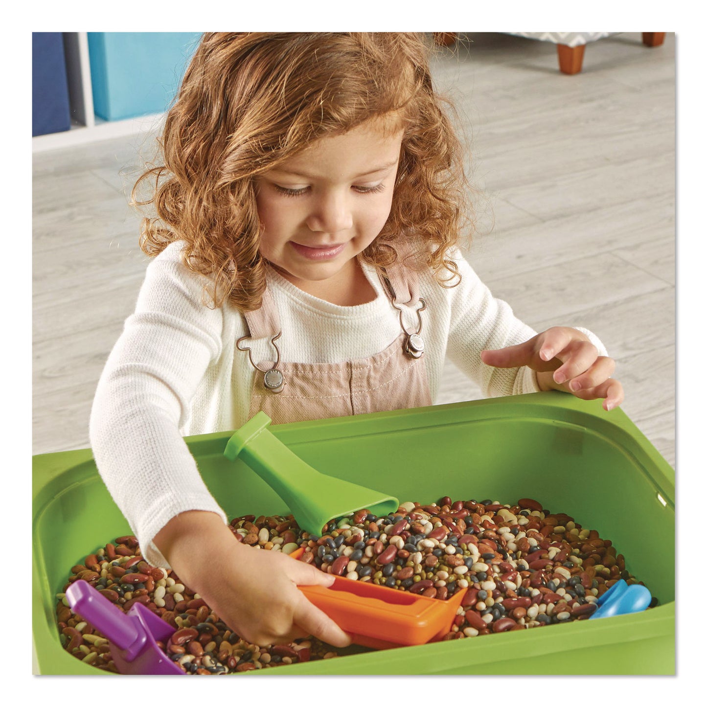 Learning Resources® Helping Hands Sensory Scoops, Grades Pre-K to 2, 4 Pieces (LRNLER5567)