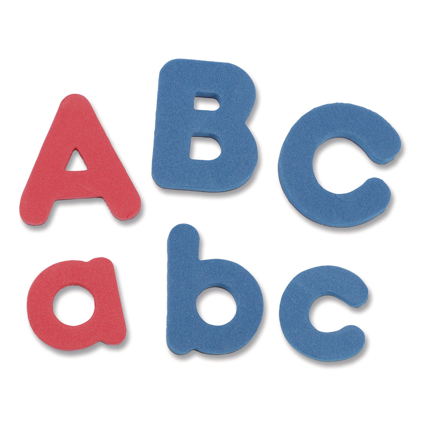 Learning Resources® Soft Foam Magnetic Learning Letters, 1.5" Tall, Assorted Color Characters, 104 Pieces (LRNLER6304)