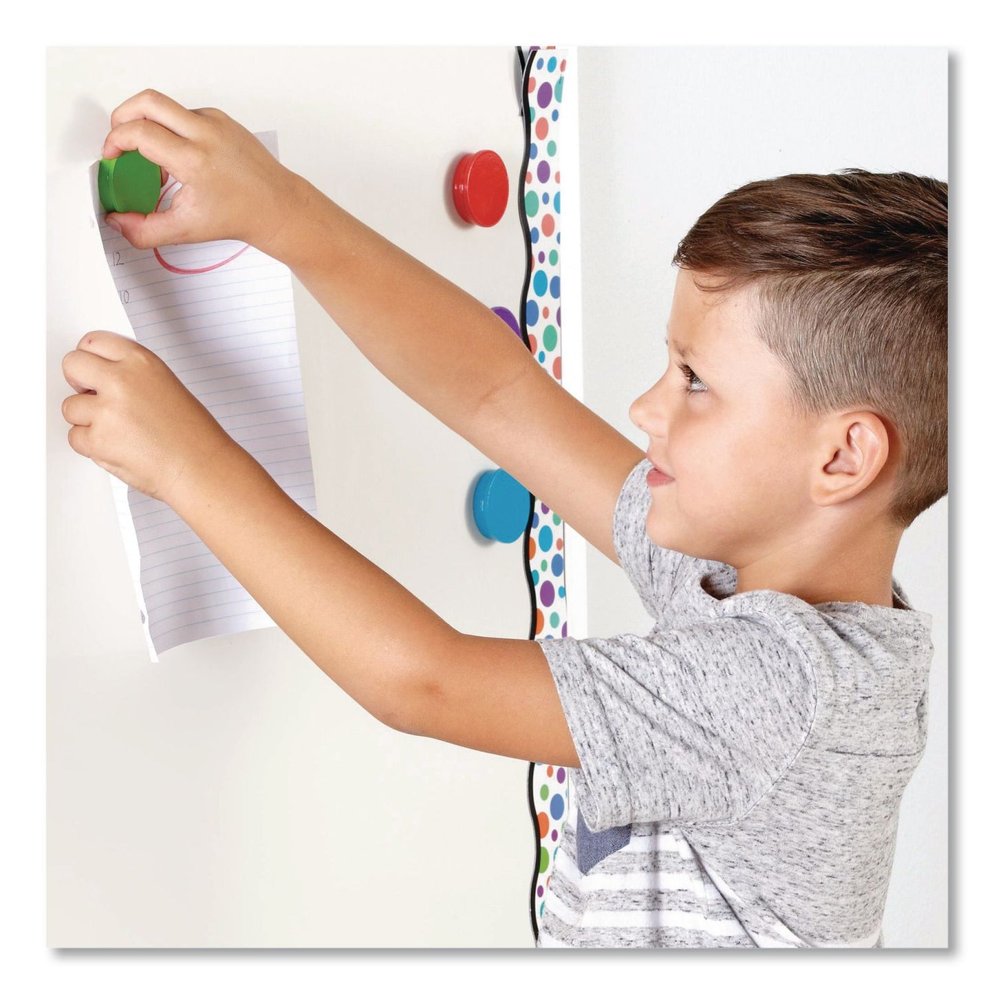 Learning Resources® Super Strong Magnets, Small, 1.5" Diameter, Assorted Colors, 4 Pieces (LRNLER2689)