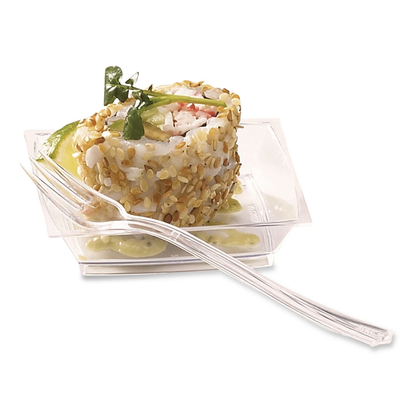 wna-petites-mini-utensils-medium-duty-petite-tasting-fork-plastic-clear-500-carton-wnaaptfkcl_5