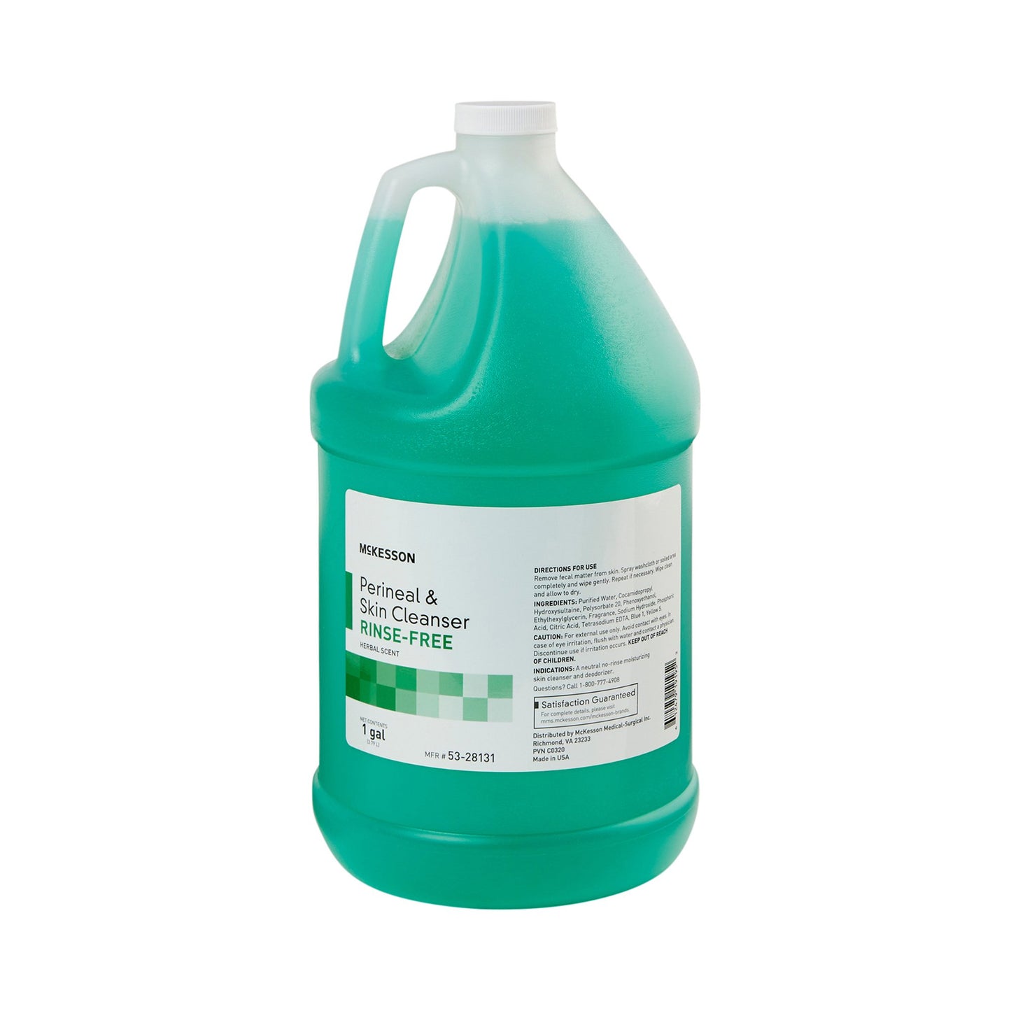 McKesson Rinse-Free Perineal Wash Liquid 1 gal. Jug Herbal Scent (579394_CS)