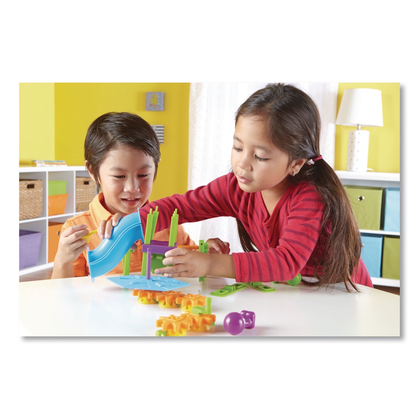 Learning Resources® Playground Engineering and Design Building Set, Grades Pre-K to 1, 104 Pieces (LRNLER2842)