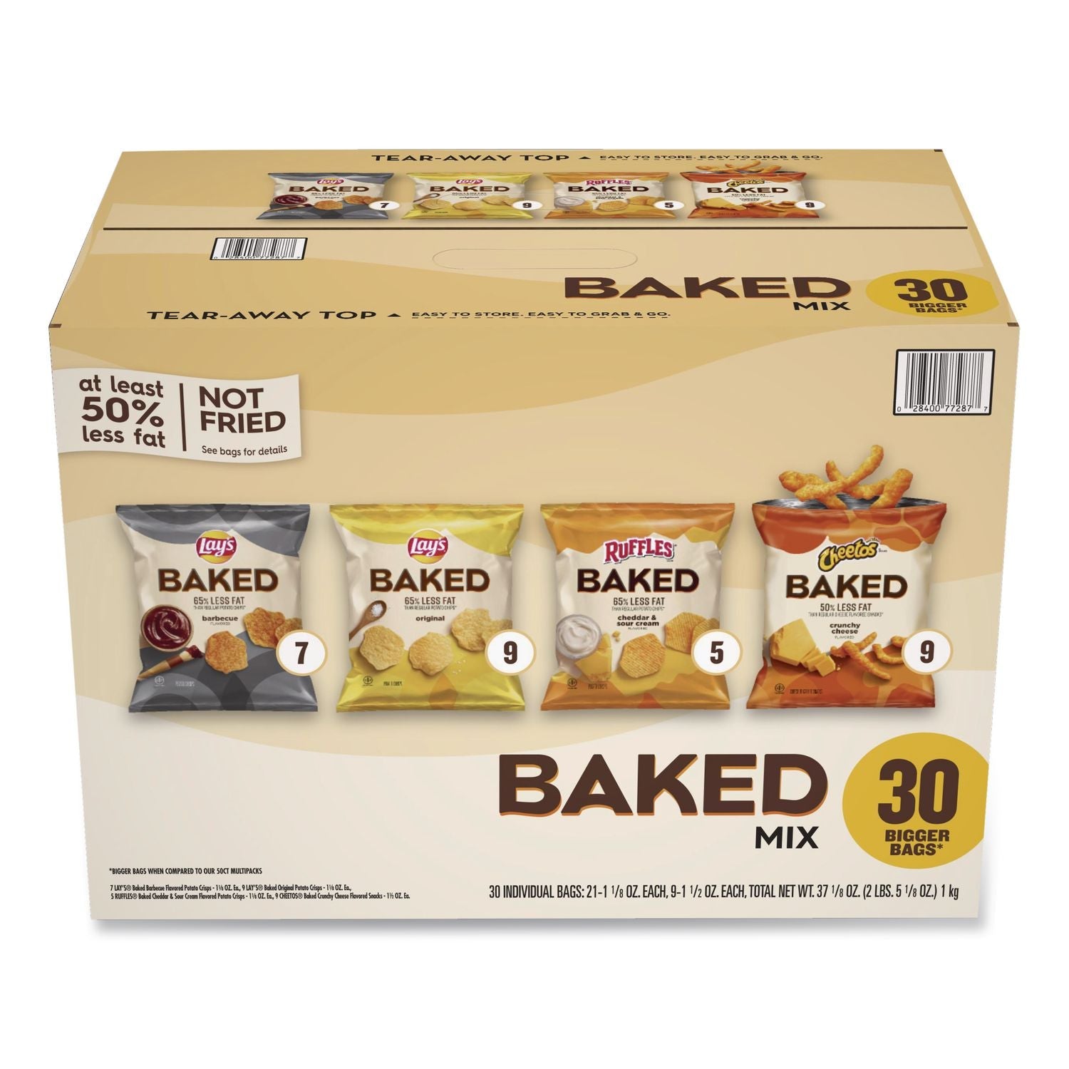 frito-lay-baked-variety-pack-baked-cheetos-baked-lays-bbq-baked-lays-original-baked-ruffles-cheddar-sour-cream-30-bags-bx-2-boxes-ct-lay77325_1