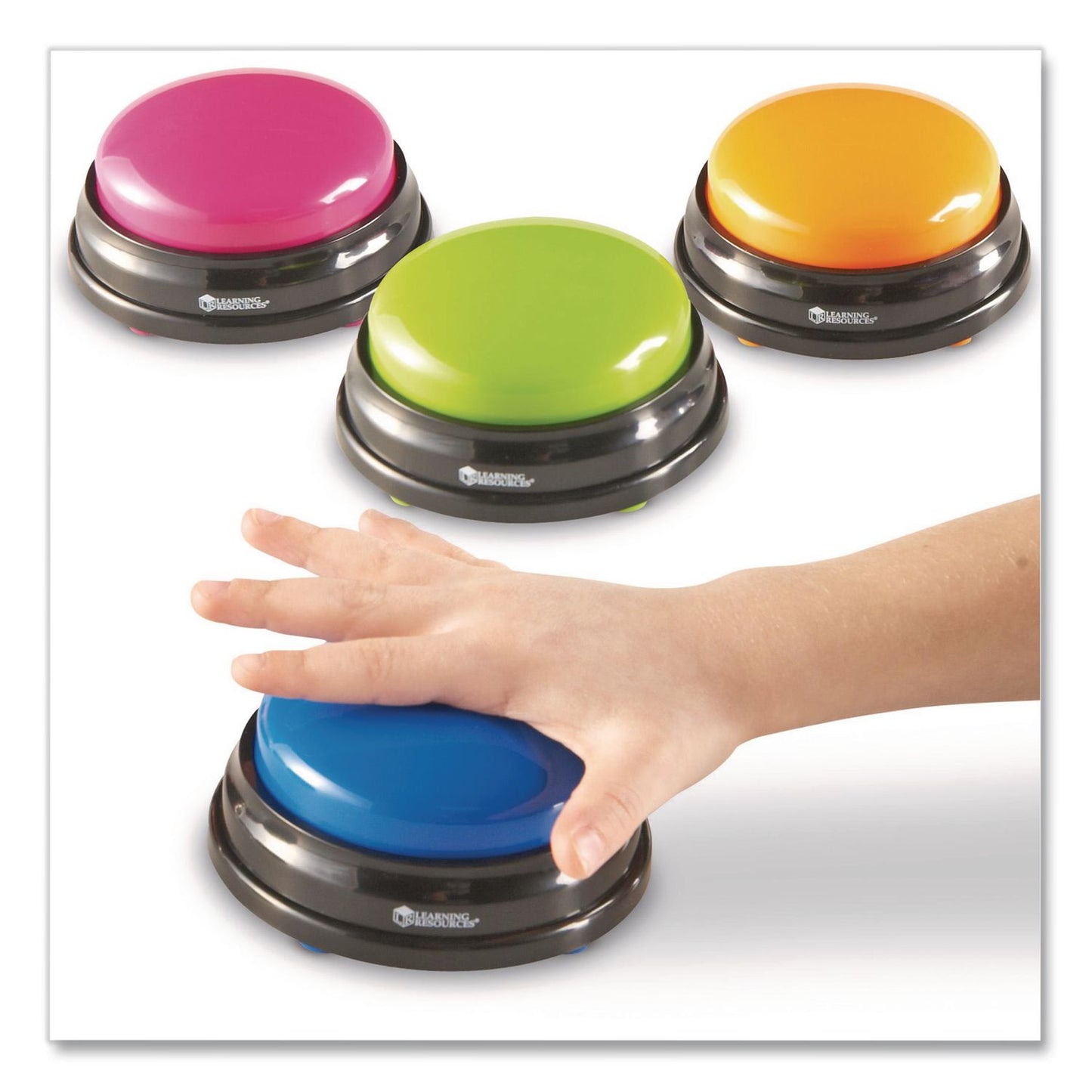 Learning Resources® Answer Buzzers, Ages 3 and Up, 12 Buzzers (LRNLER3777)