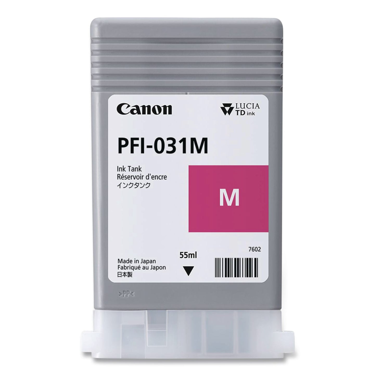 Canon® 6265C001 (PFI-031) Lucia TD, 55 mL, Magenta (CNM6265C001)