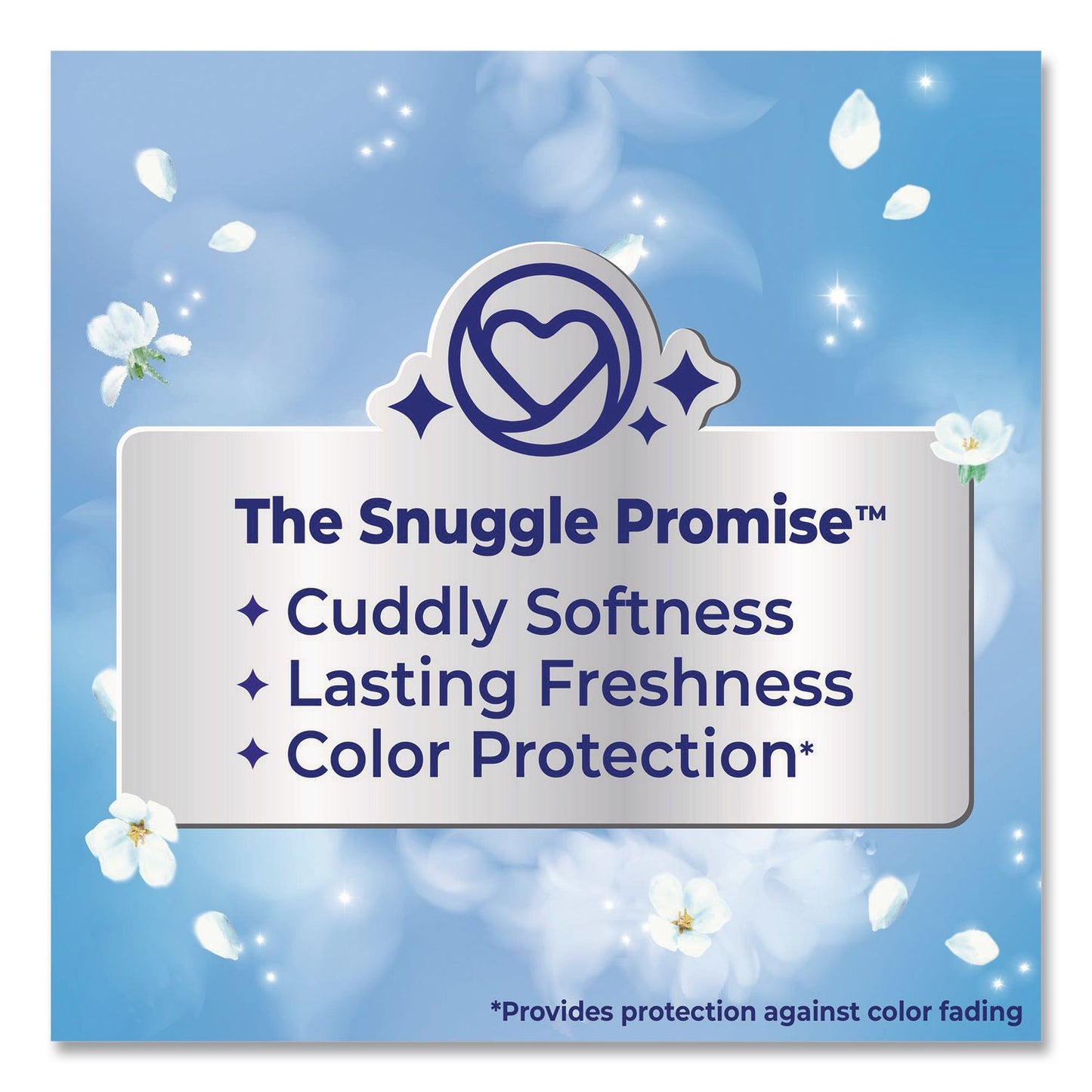 Snuggle® Blue Sparkle Cuddle-Up Fresh Liquid Fabric Conditioner, 66 oz Bottle, 6/Carton (DIA47452)