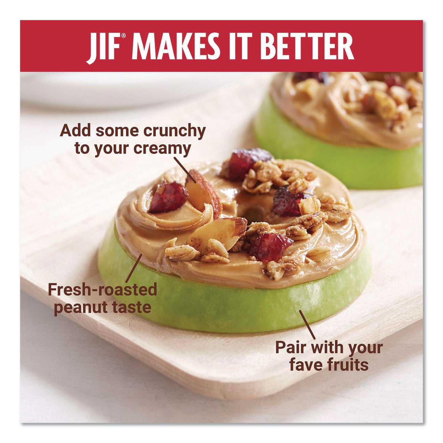 Jif® Creamy Peanut Butter Cups, 1.1 oz Cup, 8/Box (SMU65642)