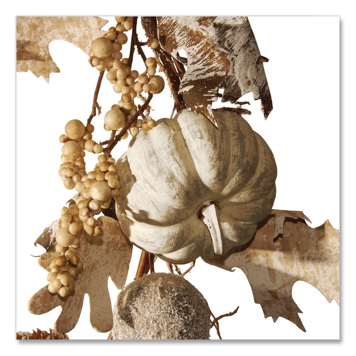 National Tree Company® Fall Garland, 72" Long, White (NTTRAHVG060669A)
