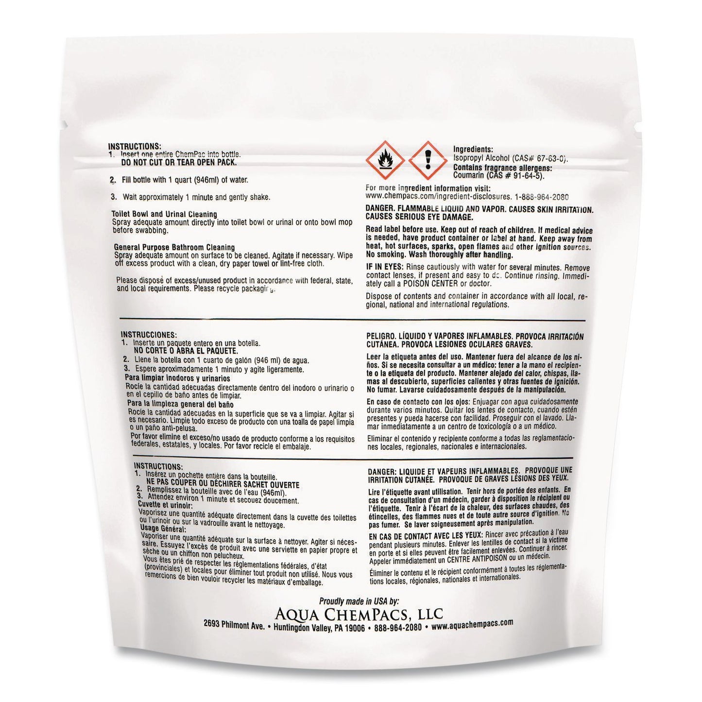 Diversey™ Acidic Bathroom and Bowl Cleaner, Lavender Scent, 4 g Packets, 12 Packets/Bag with 1 qt Spray Bottle (DVO9320999)