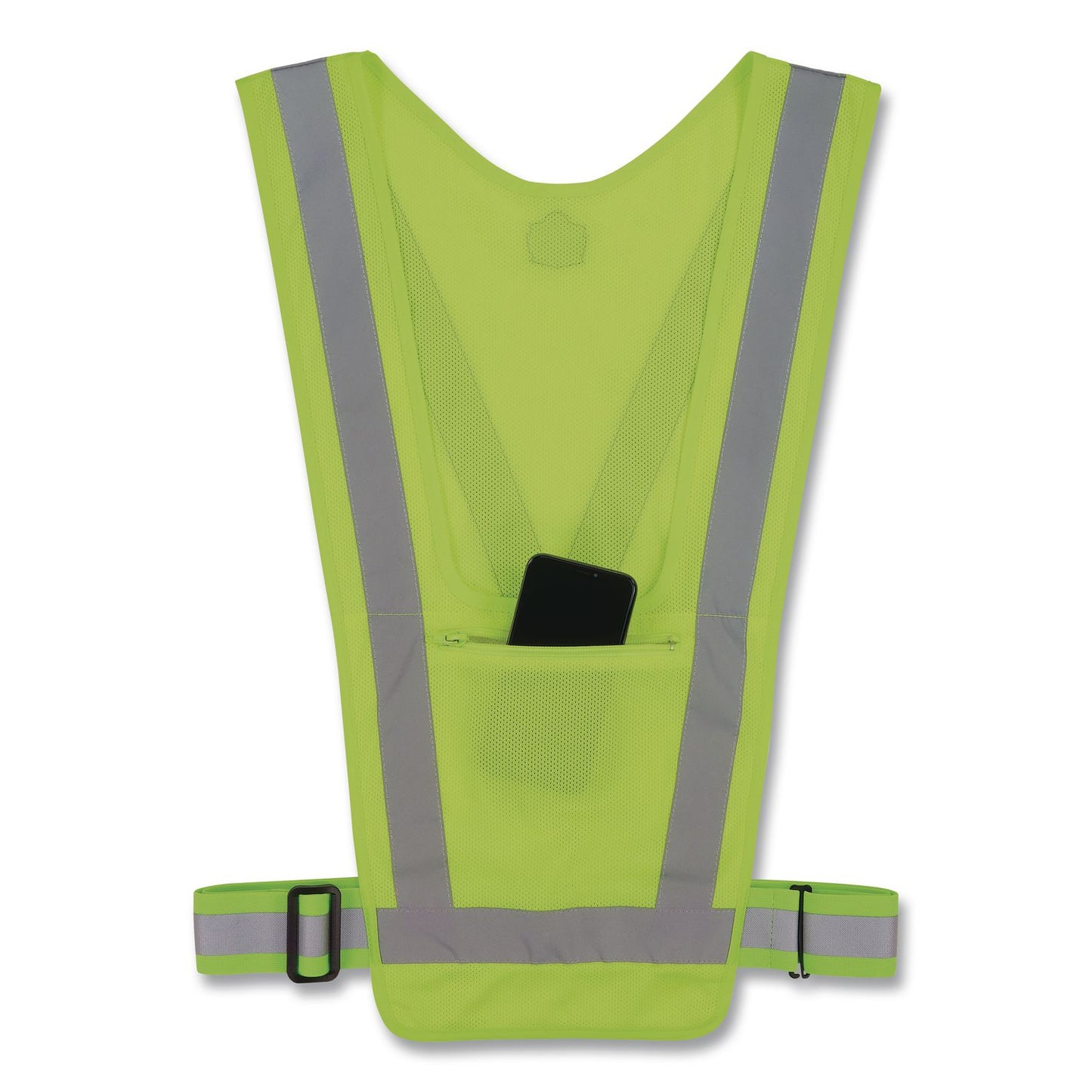 ergodyne® GloWear 8045X Hi-Vis Safety Vest, Polyester, One Size, Lime (EGO20090)
