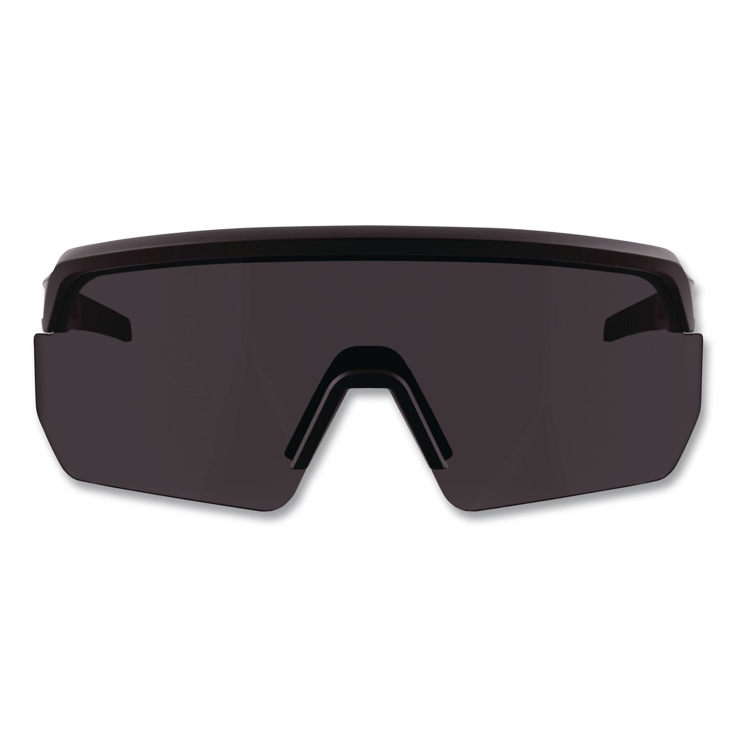 ergodyne® Skullerz AEGIR Color Enhancing Safety Glasses, Matte Black Nylon Frame, High Contrast Smoke Polycarbonate Lens (EGO55201)