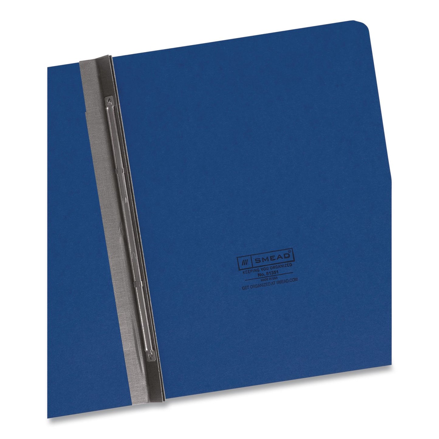 Smead Prong Fastener Pressboard Report Cover, Two-Piece Prong Fastener, 3" Capacity, 8.5 x 11, Dark Blue/Dark Blue, 25/Box (SMD2750880)