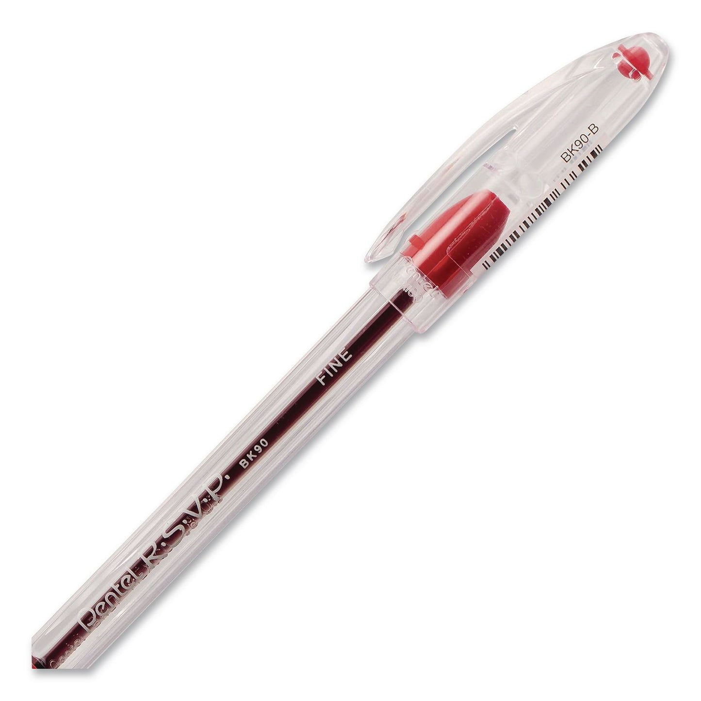 Pentel® R.S.V.P. Ballpoint Pen, Stick, Fine, 0.7 mm, Assorted Ink and Barrel Colors, 5/Pack (PENBK90BP5M)