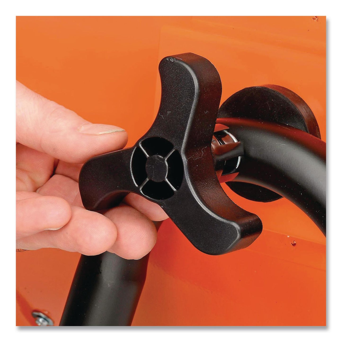 Global Industrial® Portable Salamander Heater with Adjustable Thermostat, 15,000 W, 480 V, 21.59 x 28 x 38.5, Orange (GBE653672)