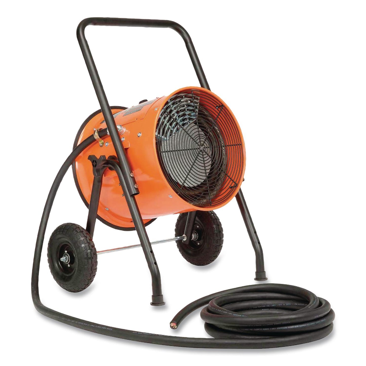 Global Industrial® Portable Salamander Heater with Adjustable Thermostat, 15,000 W, 21.59 x 28 x 38.5, Orange (GBE653673)