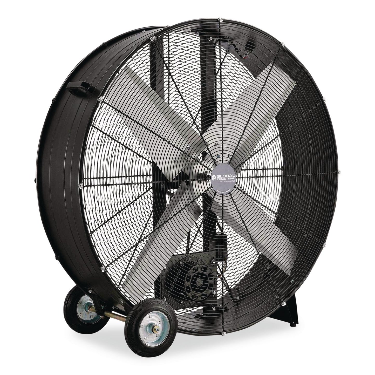 Global Industrial® Portable Drum Blower Fan, 42", 2 Speeds, Black (GBE600554)