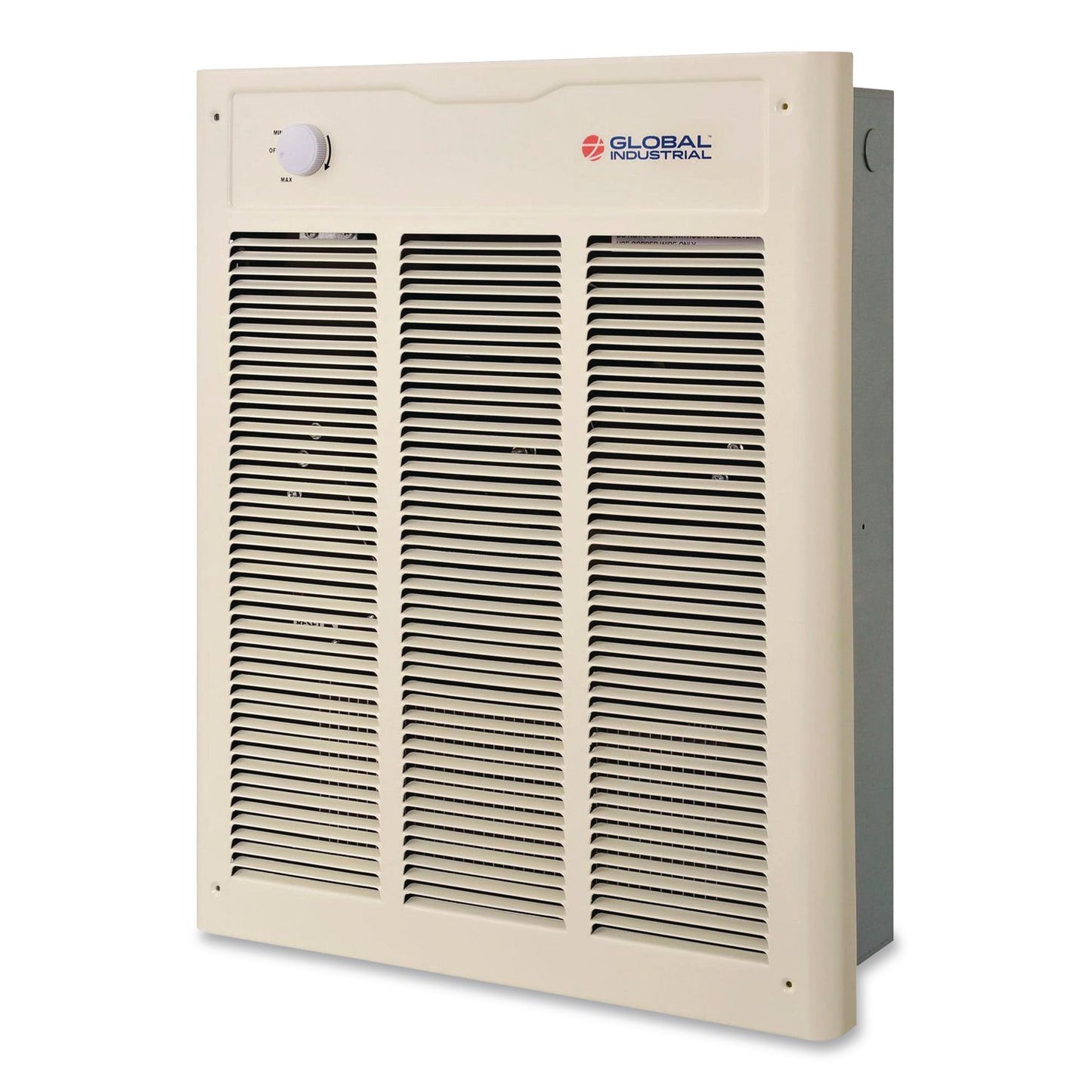 Global Industrial® Fan Forced Wall Heater with Enclosed Motor, 4,000 W, 15.75 x 5 x 19.25, White (GBE246743)