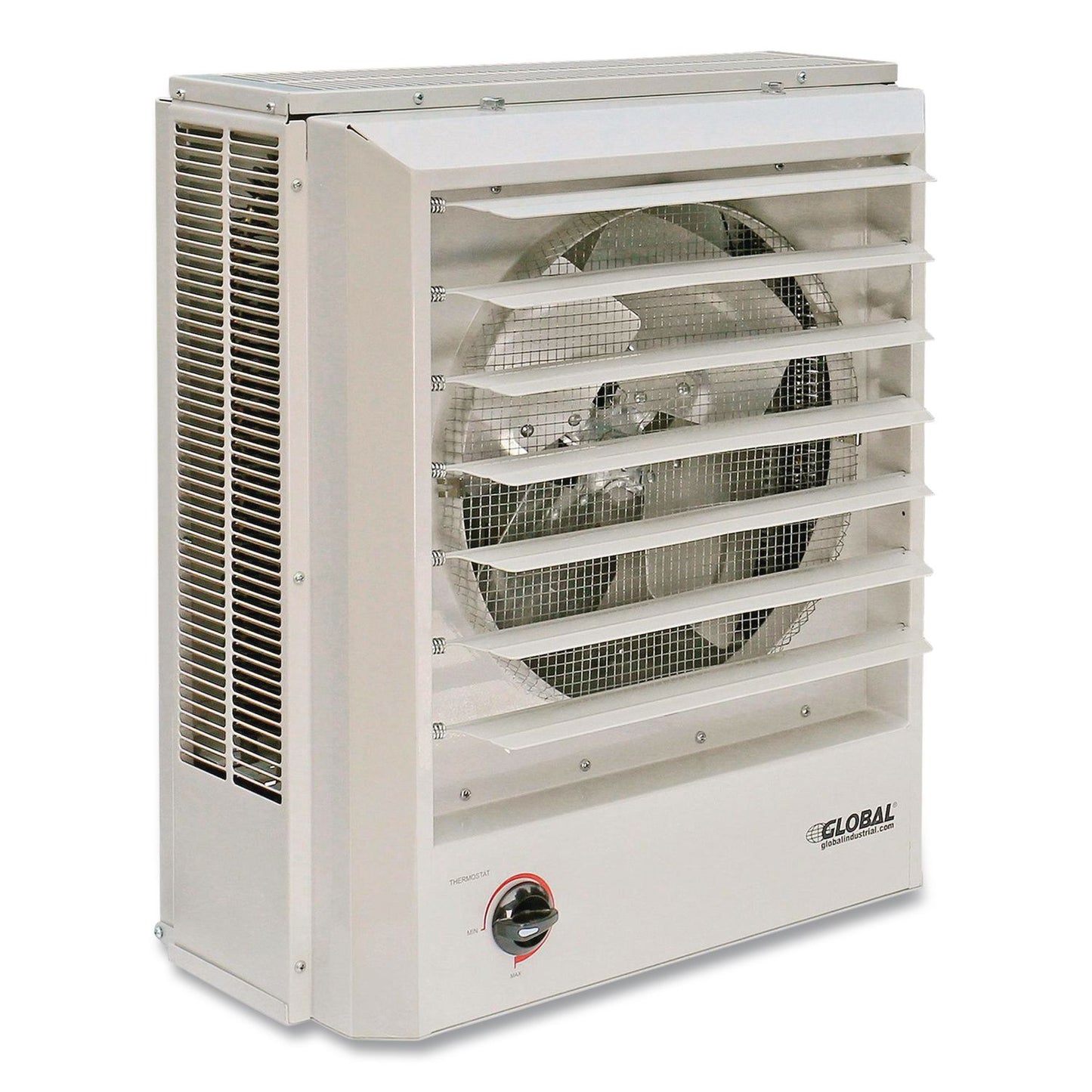 Global Industrial® Unit Heater Horizontal or Vertical Downflow, Multi-Watt, 7,500 W, 19 x 8.5 x 21.43, White (GBE246132)