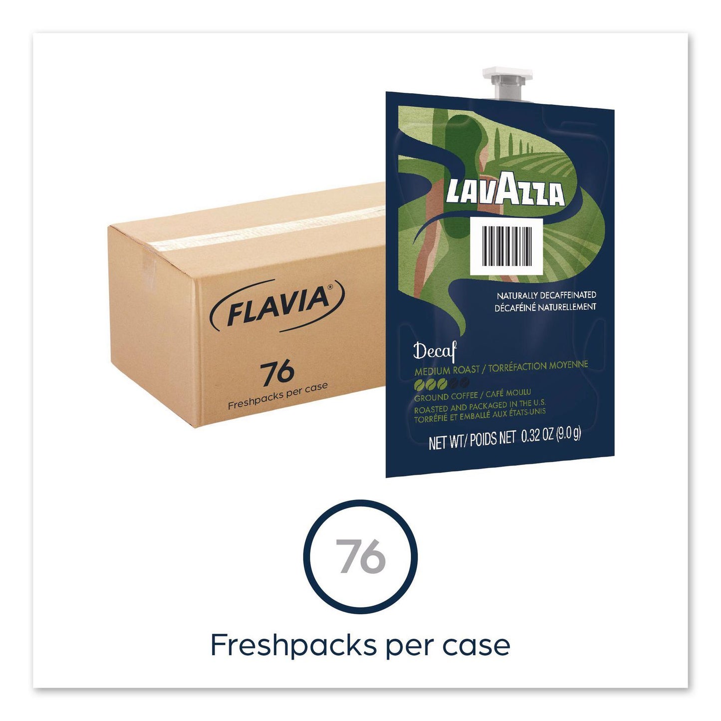 FLAVIA® Lavazza Decaf Freshpack, 76/Carton (LAV48747)