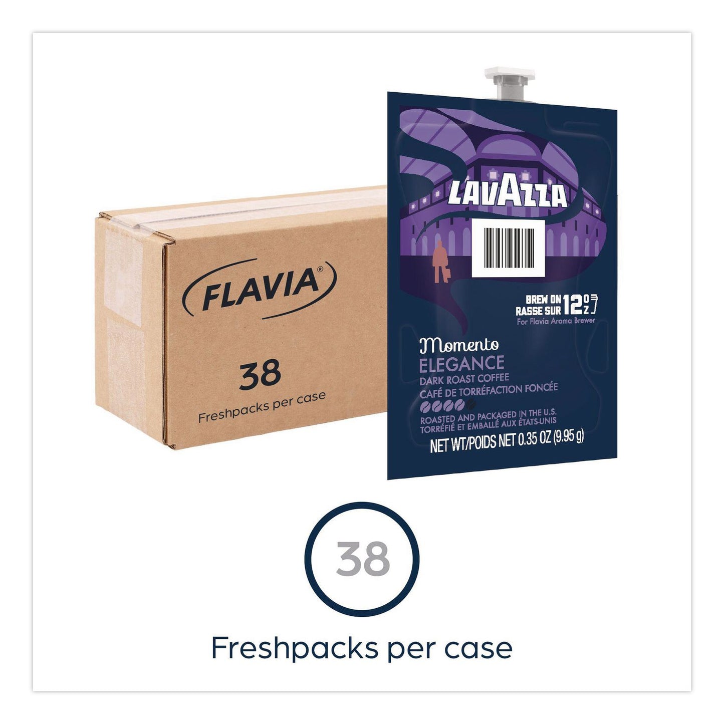 FLAVIA® Lavazza Momento Elegance Coffee Freshpack, 38/Carton (LAV48791)