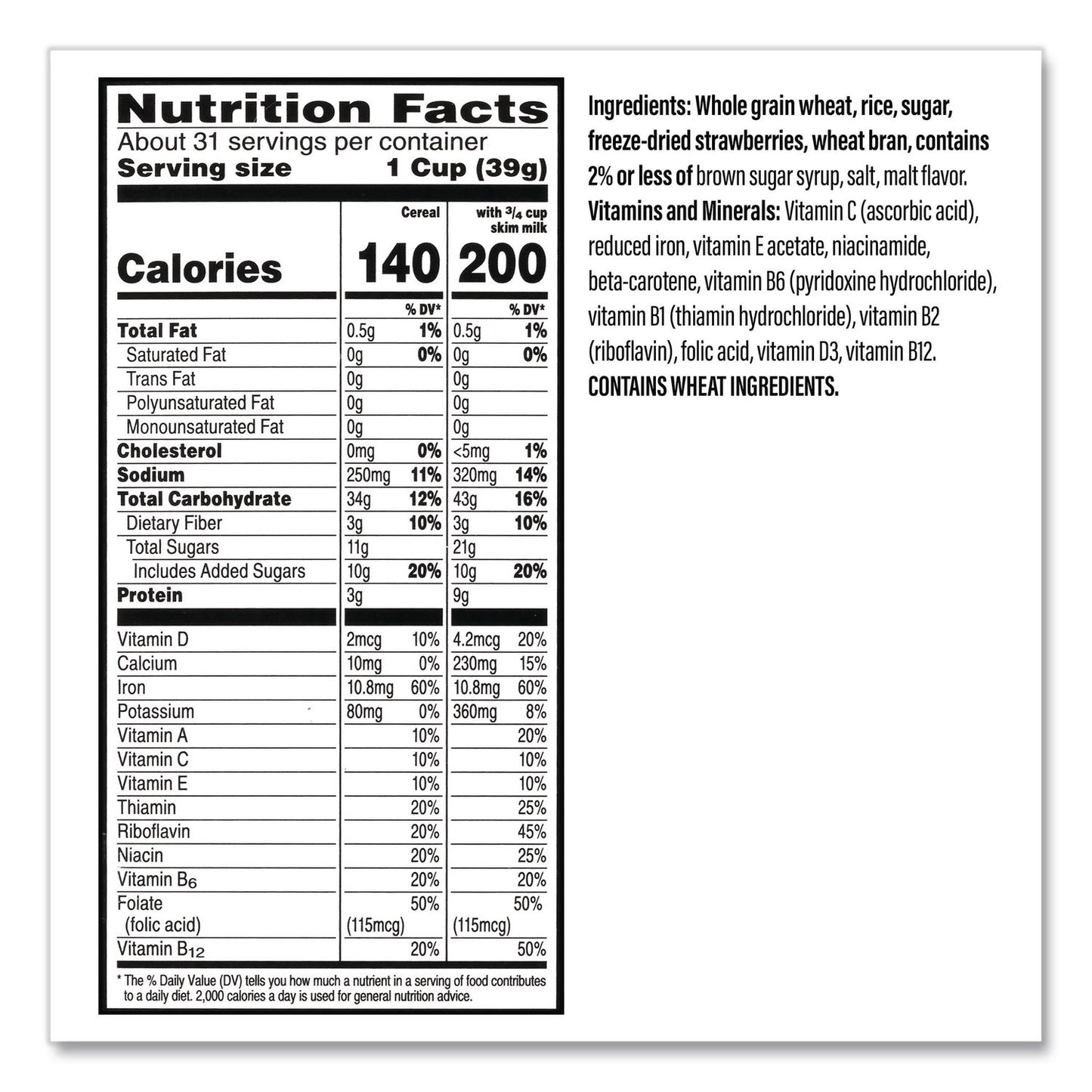 Kellogg's® Special K with Berries Cereal, 2 Bags/Box, 43 oz Box (GRR22002625)