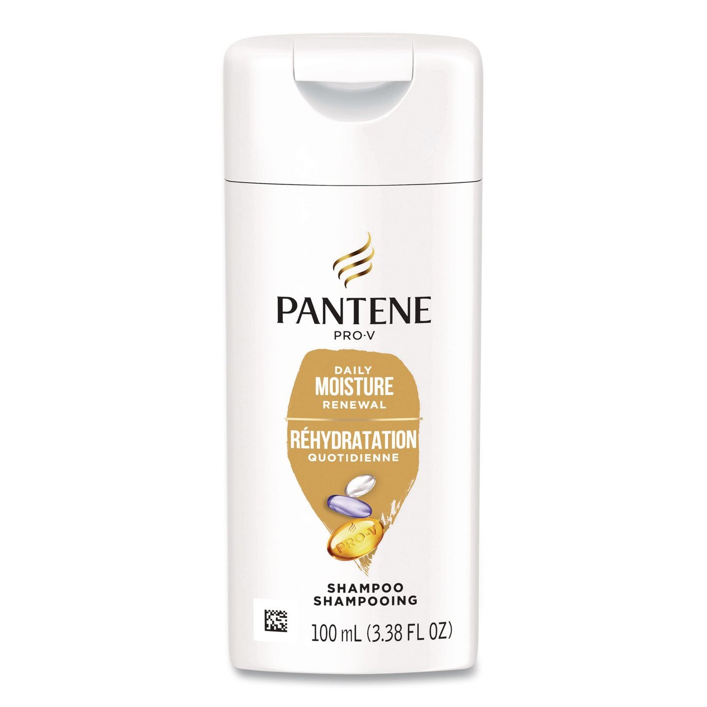 Pantene Pro V Daily Moisture Renewal Shampoo, Unscented, 3.38 oz, 24/Carton (PGC18086)