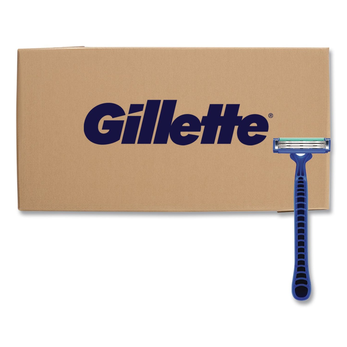 Gillette® Sensor2 Disposable Razor, 3 Blades, 1,360/Carton (PGC03915)