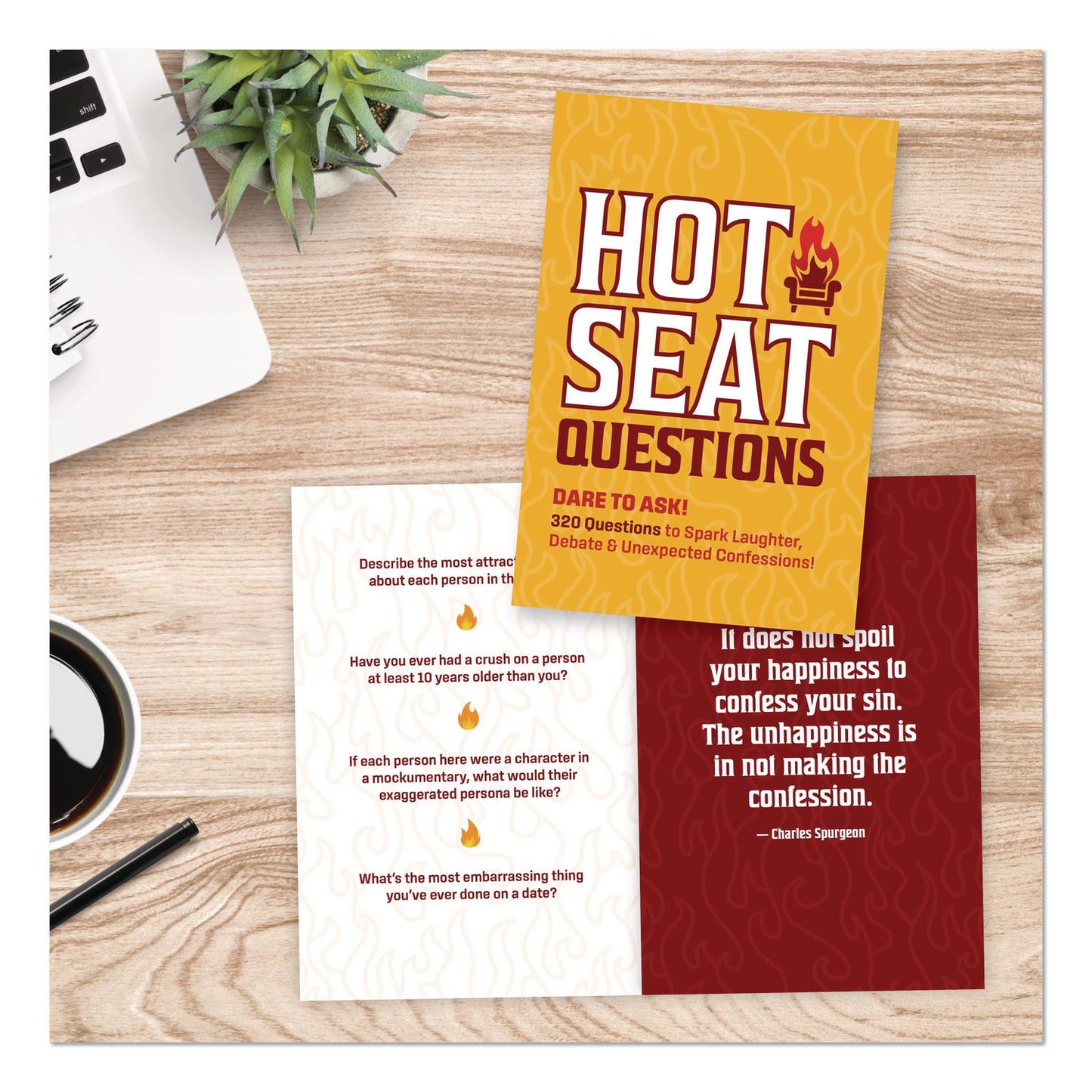 Willow Creek Press Hot Seat Questions Softcover Book, Paperback, 112 Pages (WPR49915)