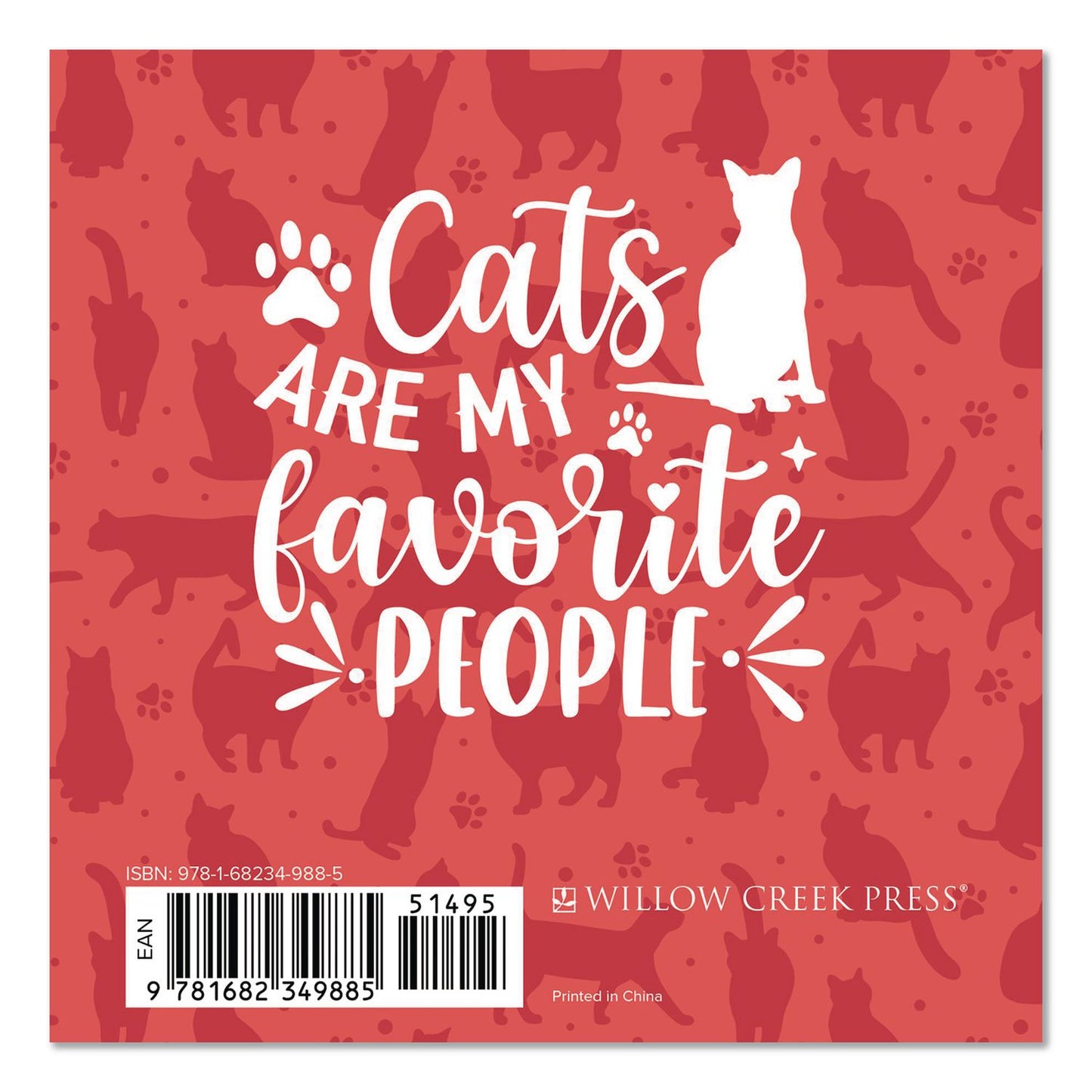 Willow Creek Press Love Cats (A Book For People Who) Hardcover Book, 96 Pages (WPR49885)