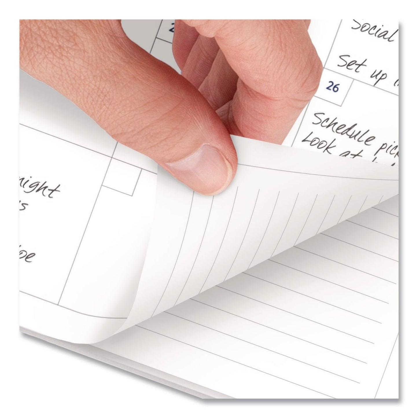AT-A-GLANCE® Simplified Planner by Emily Ley: Academic Weekly/Monthly Book, 11 x 8.5, Lilac Plaid Cover, 12-Month: July 2025 to June 2026 (AAGEL39901A26)