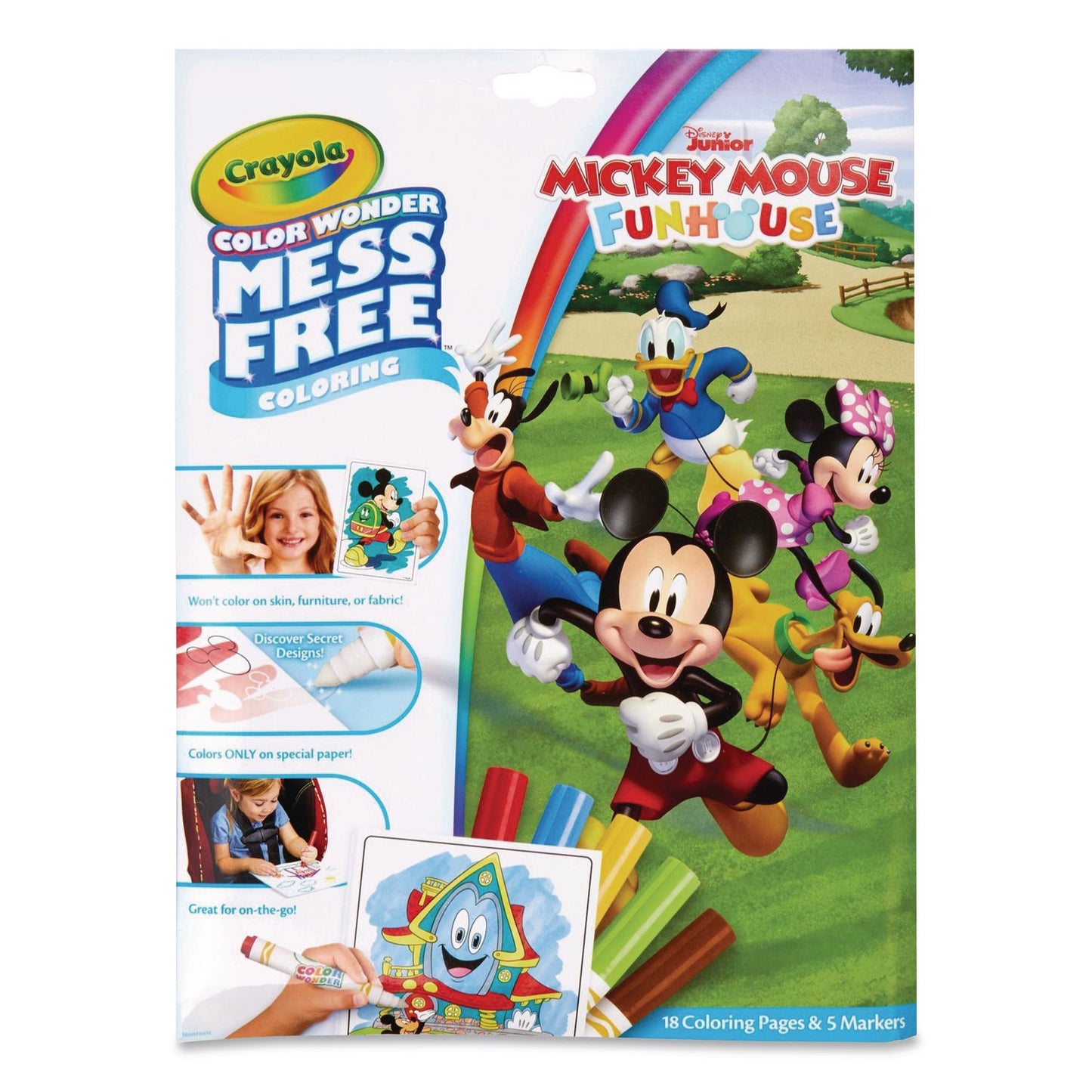 Crayola® Color Wonder Mickey Mouse Clubhouse Coloring Book, Ages 3 and Up, 18 Pages (CYO757006)