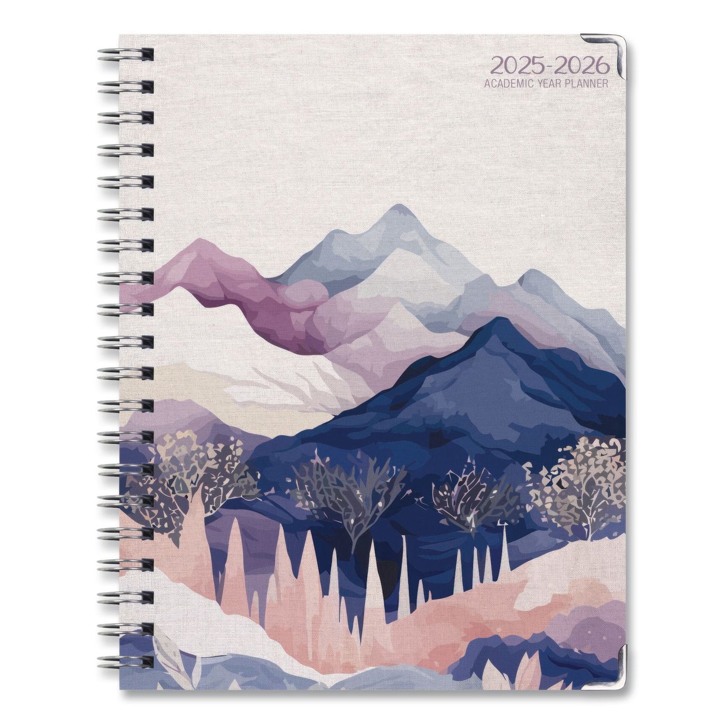 Global Printed Products Pastel Mountains Academic Year Weekly/Monthly Planner, 11 x 8.5, Multicolor Cover, 14-Month: June 2025 to July 2026 (GPUNAD26851160)