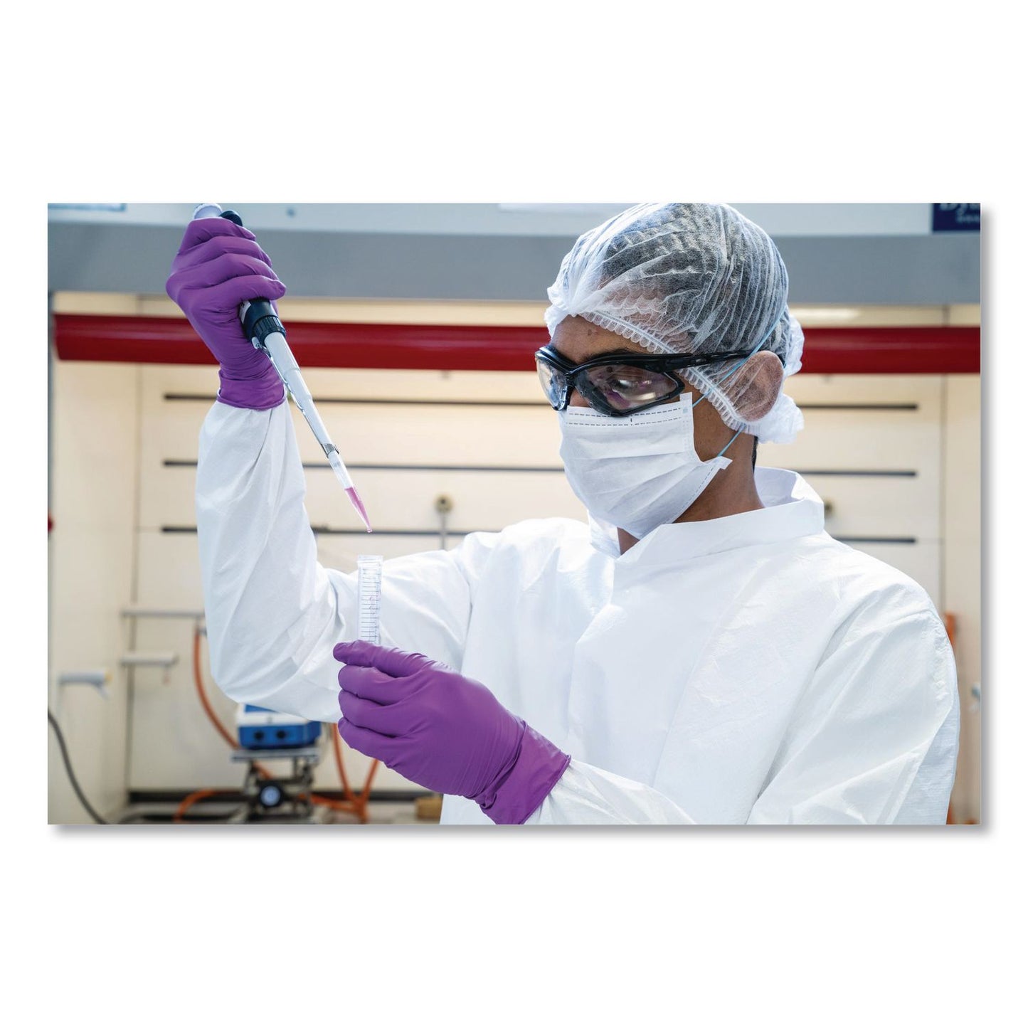 Kimtech™ Polaris Nitrile Exam Gloves, AQL 0.65, Large, 5.9 mil Thick, 9.5" Long, Dark Magenta, 100/Box, 10 Boxes/Carton (ANS62773)