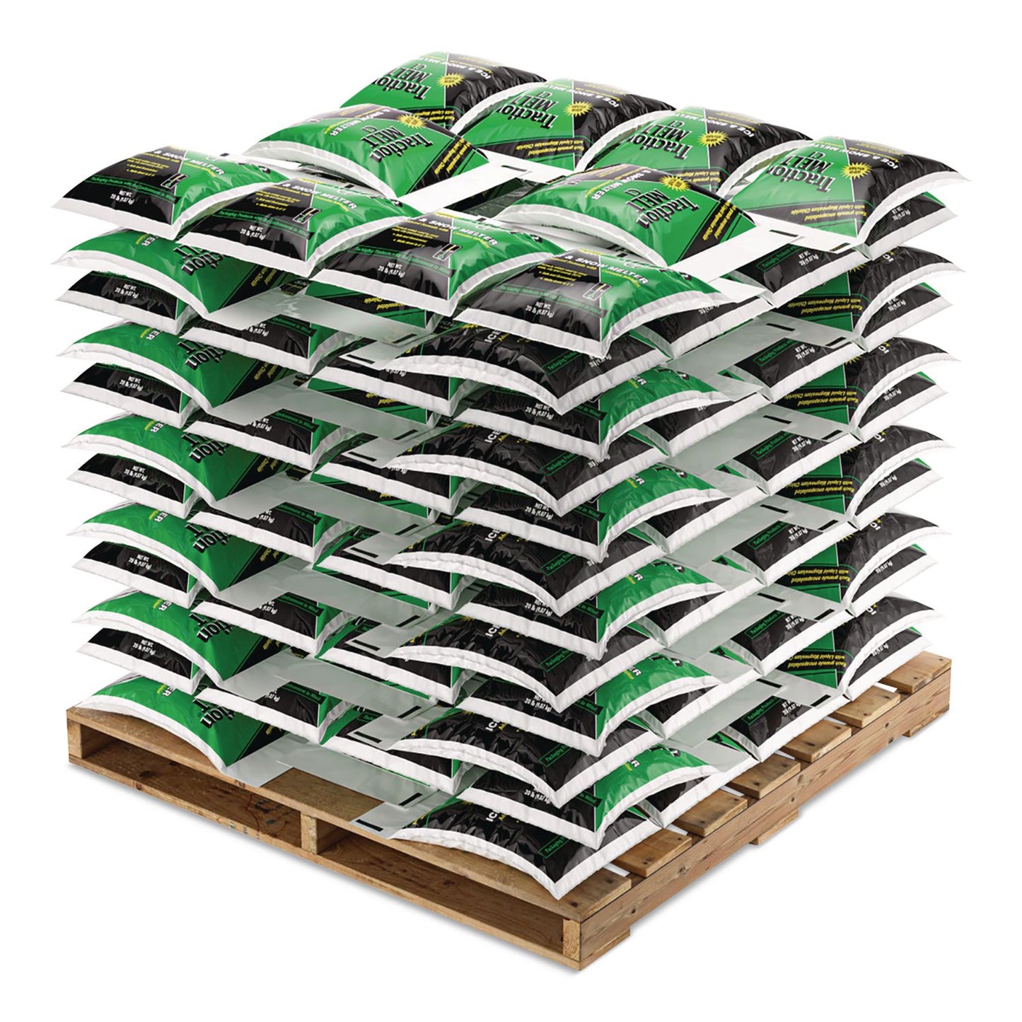 Scotwood Industries Traction Melt CI Ice and Snow Melter, 20 lb Bag, 120/Pallet (SCW20BTMPLT)