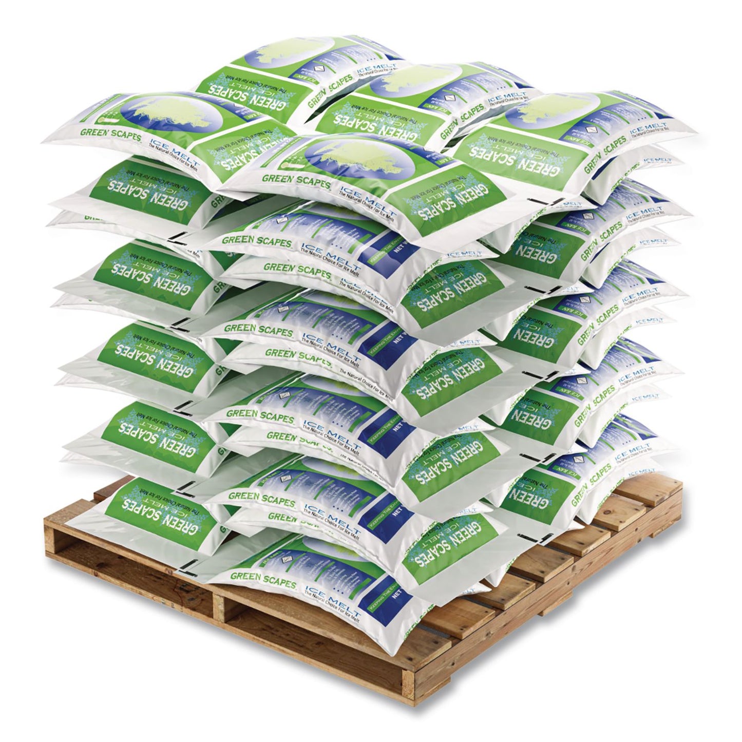 Scotwood Industries Green Scapes Ice Melt, 50 lb Bag, 50/Pallet (SCW50BGREENPLT)