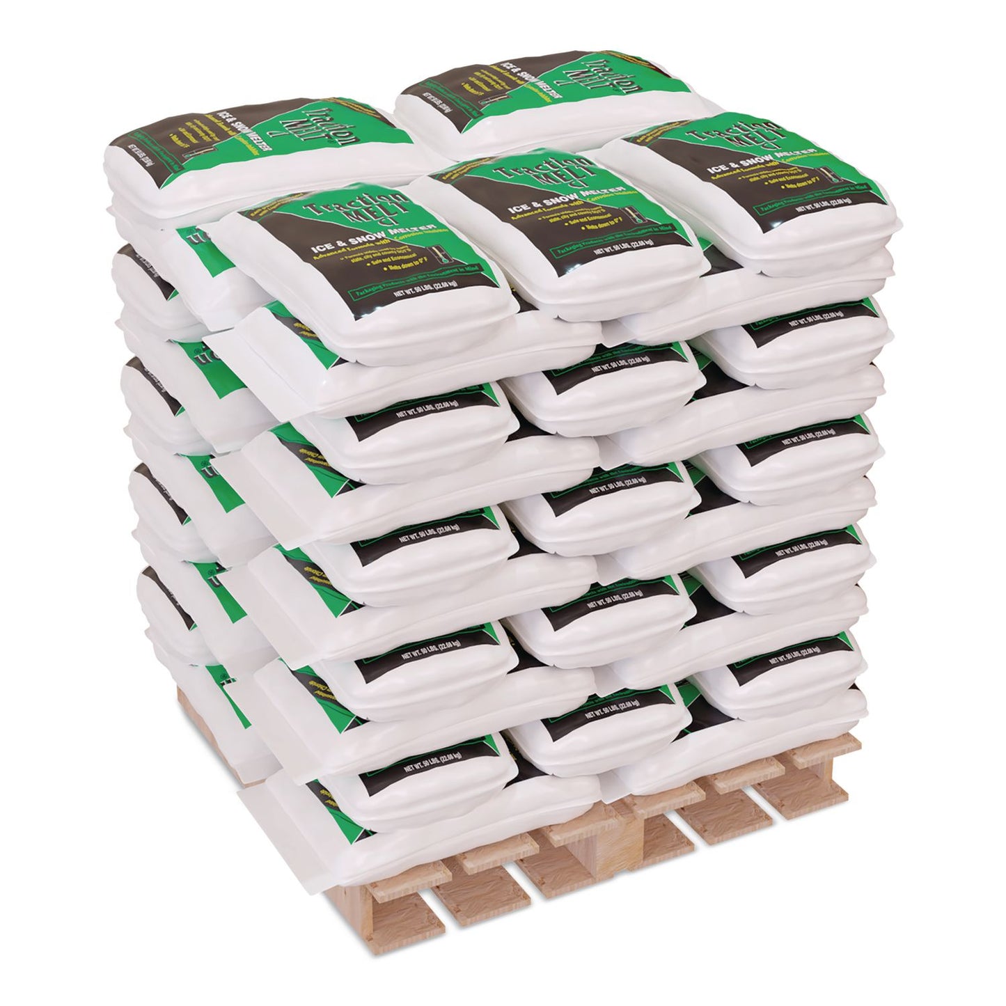 Scotwood Industries Traction Melt CI Ice and Snow Melter, 50 lbs Bag, 50/Pallet (SCWSWO50BTMPLT)