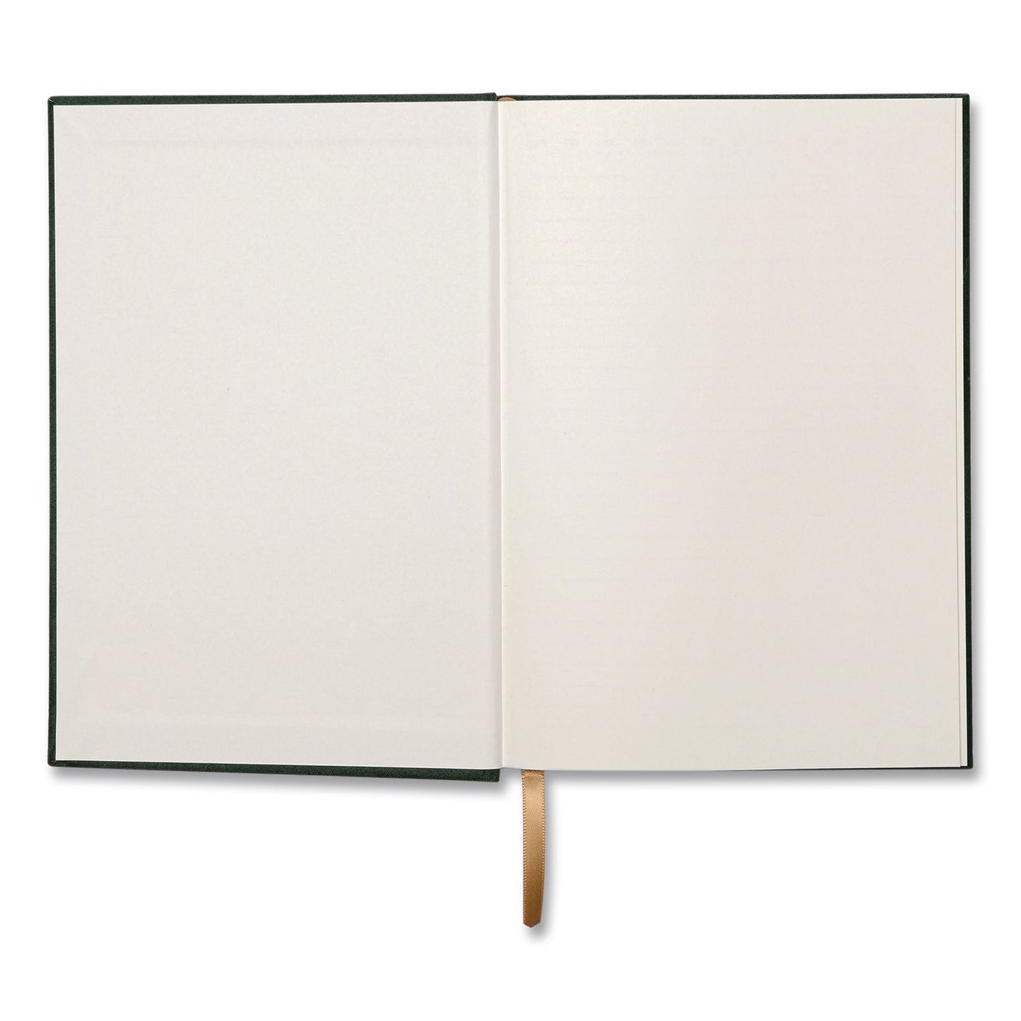 DesignWorks Ink® Hardcover Journal, Narrow Rule, Green/Gold Soft-Touch Synthetic Suede Cover, (80) 7.88 x 5.5 Sheets (DWOTJB5824ST)