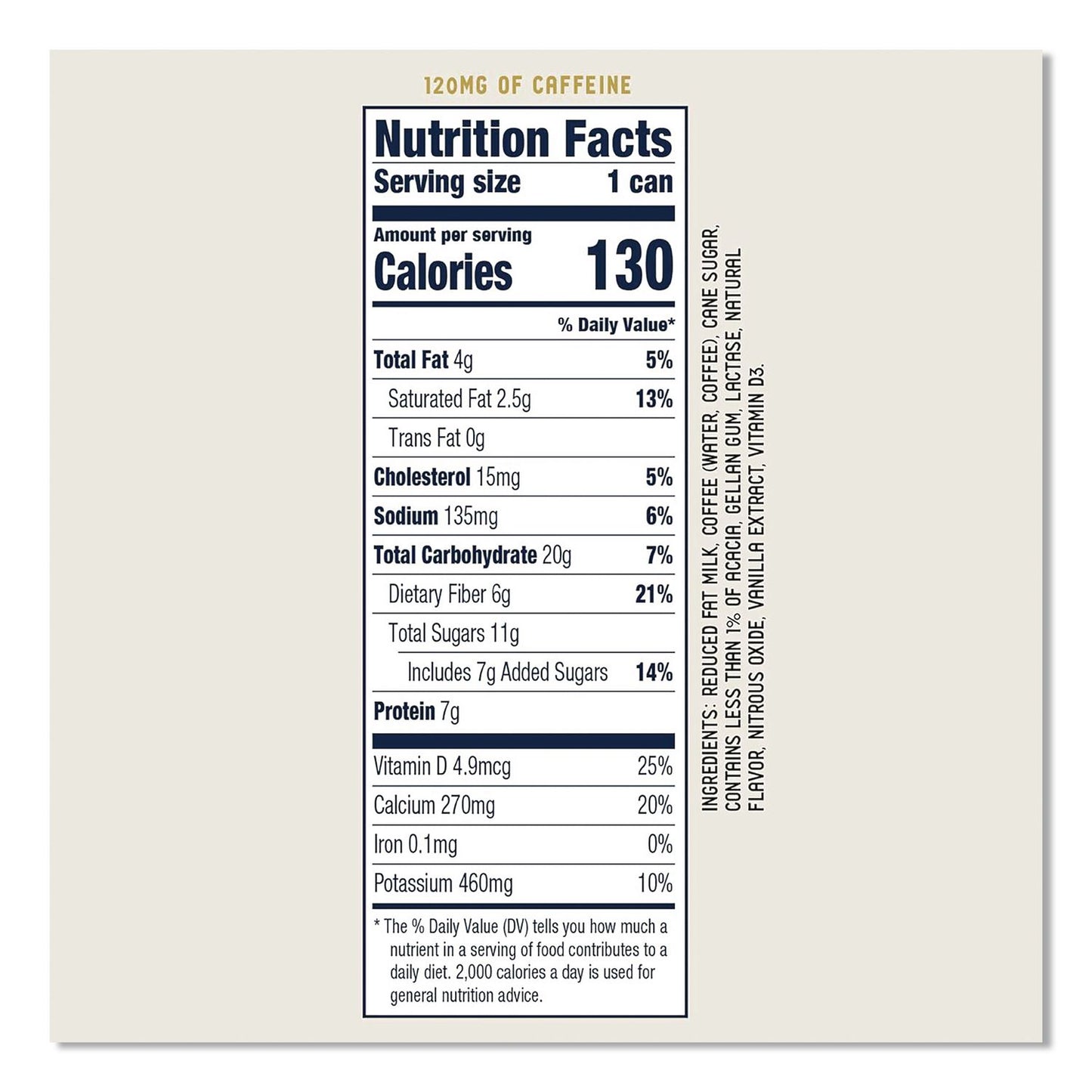 La Colombe® Draft Latte Cold Brew, Vanilla Latte, 11 oz Can, 12/Carton (LALLCT30502)