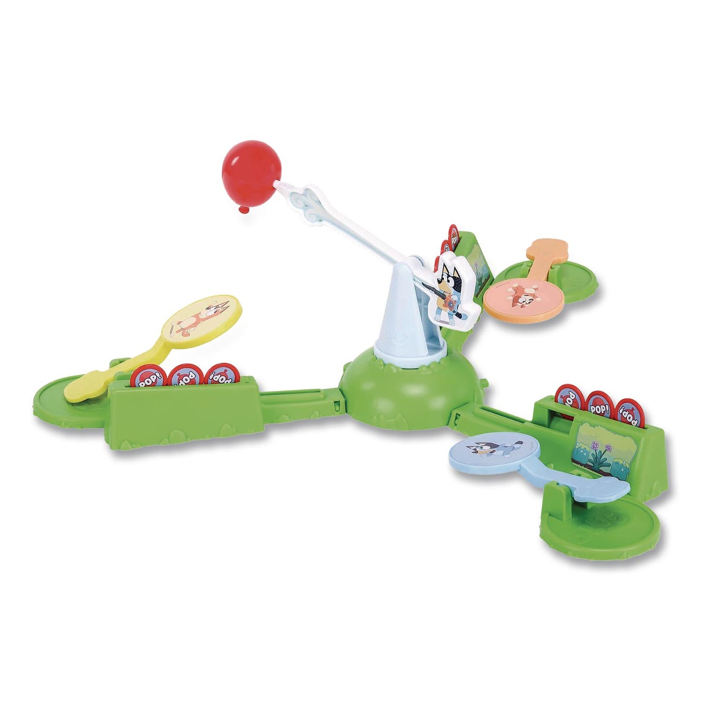 Bluey Keepy Uppy Game, 2 to 3 Players, Ages 4 and Up, 15 Pieces (LTP909736)