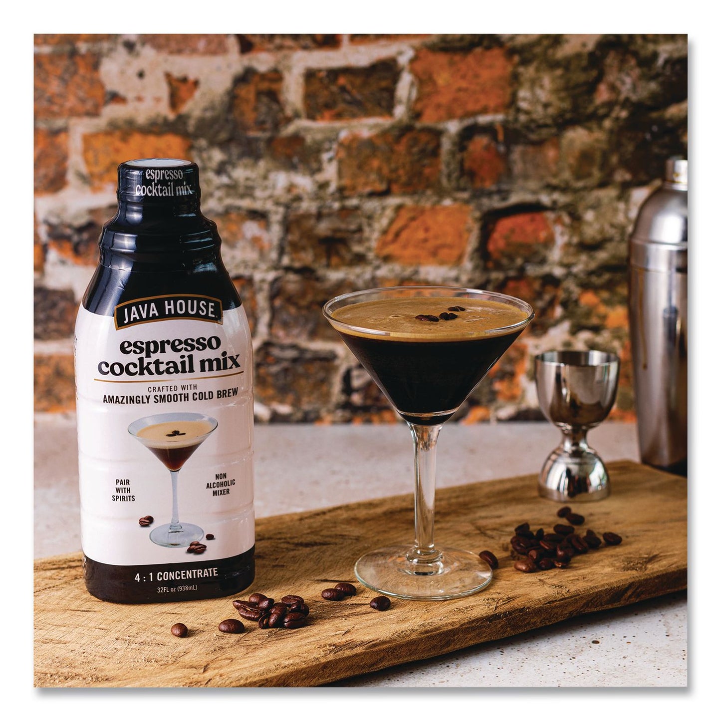 Java House® Espresso Cocktail Mix Cold Brew Coffee, 32 oz (JVHHFP01820)