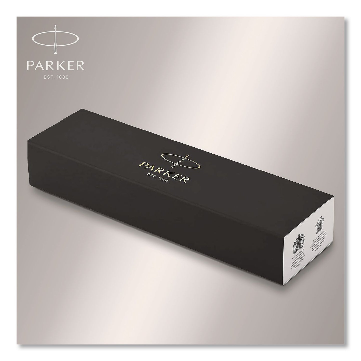 Parker® IM Premium Rollerball Pen, Gift Box, Stick, Fine 0.7 mm, Black Ink, Black/Chrome Barrel (PAR1931661)