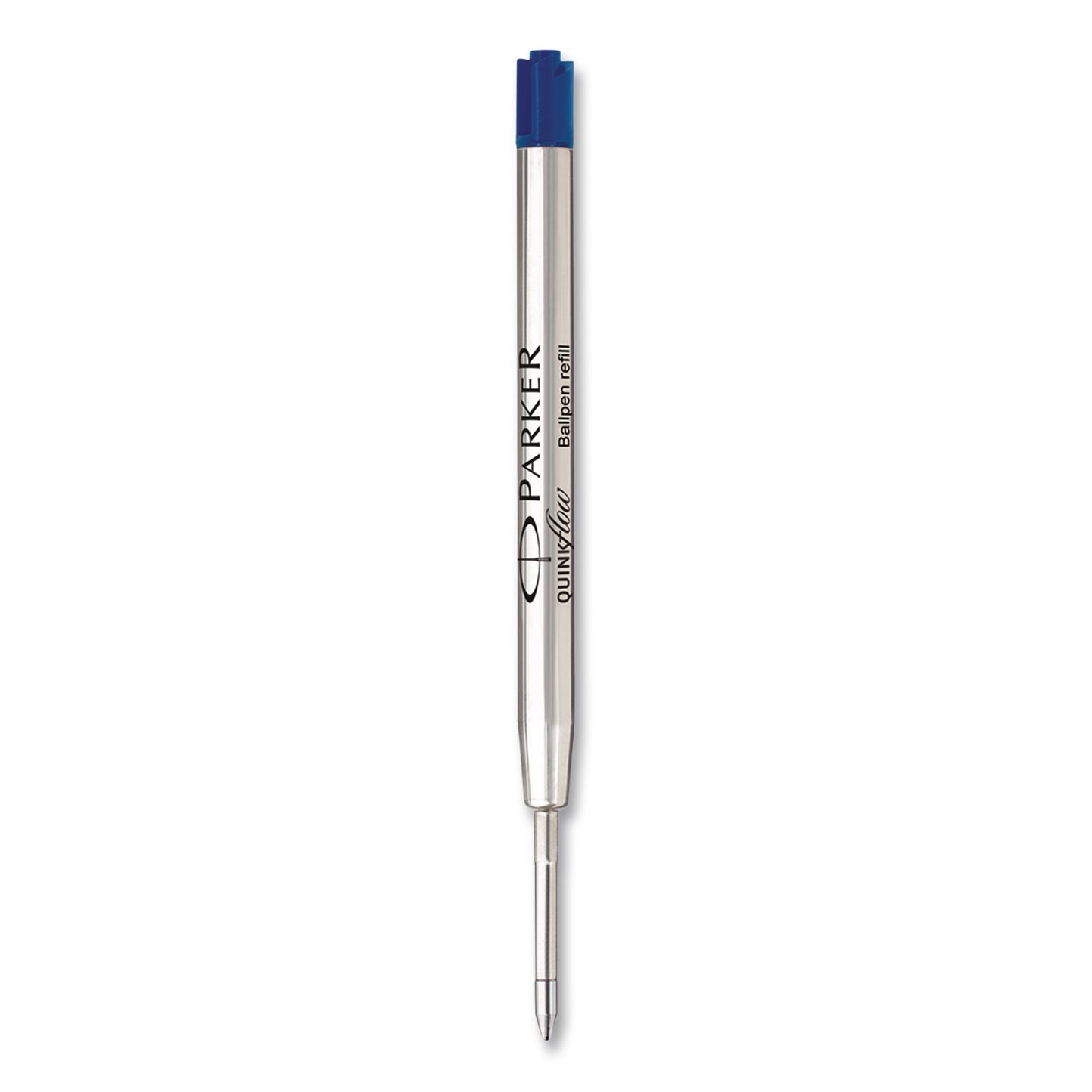Parker® Quinkflow Refill for Parker Ballpoint Pen, Medium Conical Tip, Blue Ink, 10/Pack (PAR2119154)