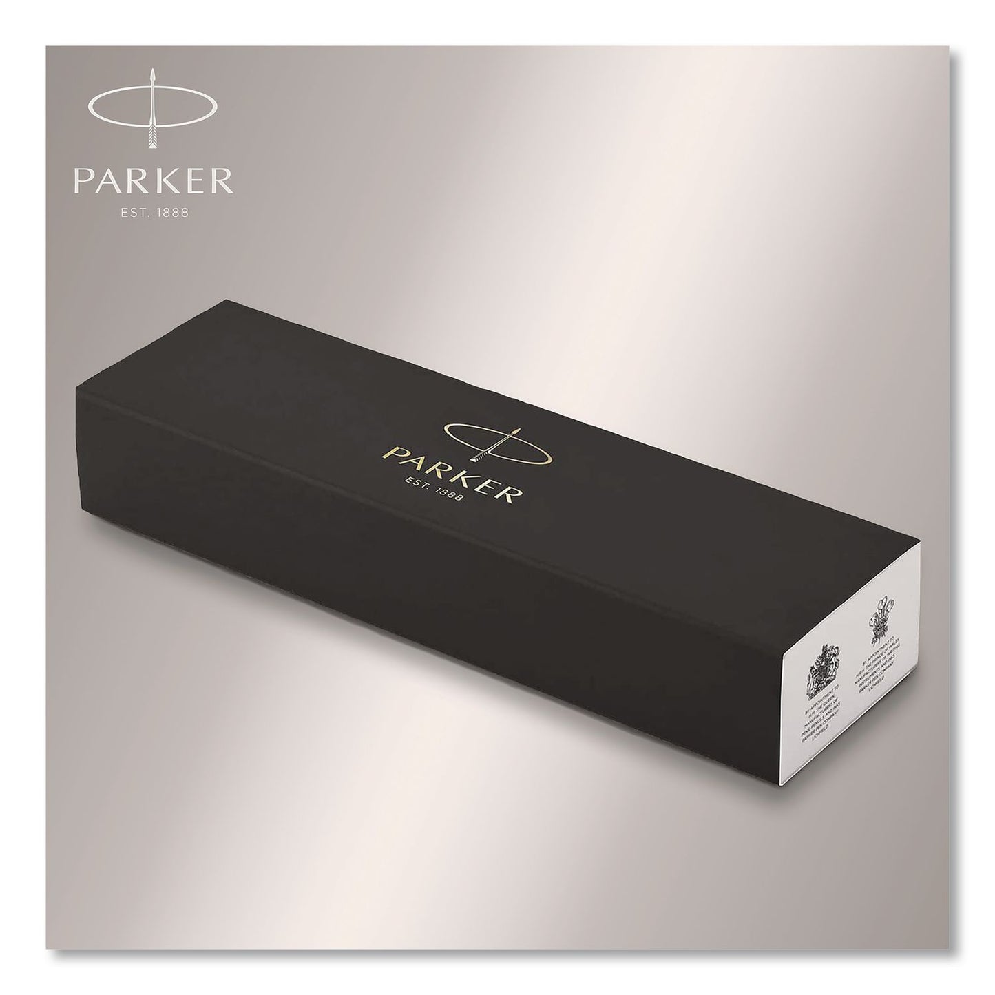 Parker® IM Rollerball Pen, Monochrome Collection, Stick, Fine, Black Ink, Matte Black/PVD Barrel (PAR2127743)