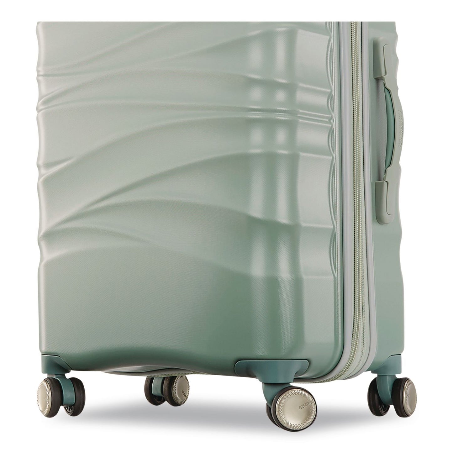 AMERICAN TOURISTER Cascade Hardside Spinner Suitcase, 17.75 x 10 x 26.75, Sage Green (SML1432452017)