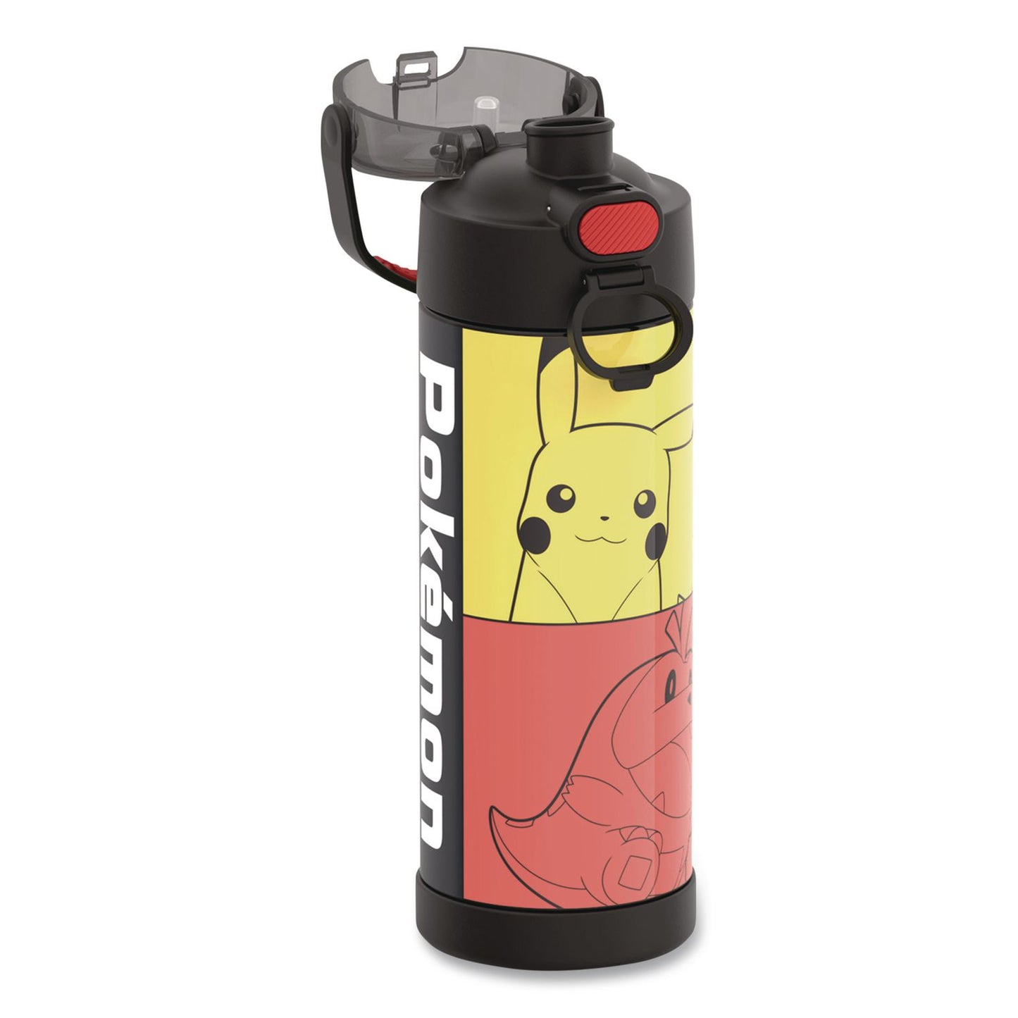 Thermos® FUNtainer Pokemon Stainless Steel Vacuum Insulated Water Bottle, 16 oz, Multicolor (THZF42105PM6M)