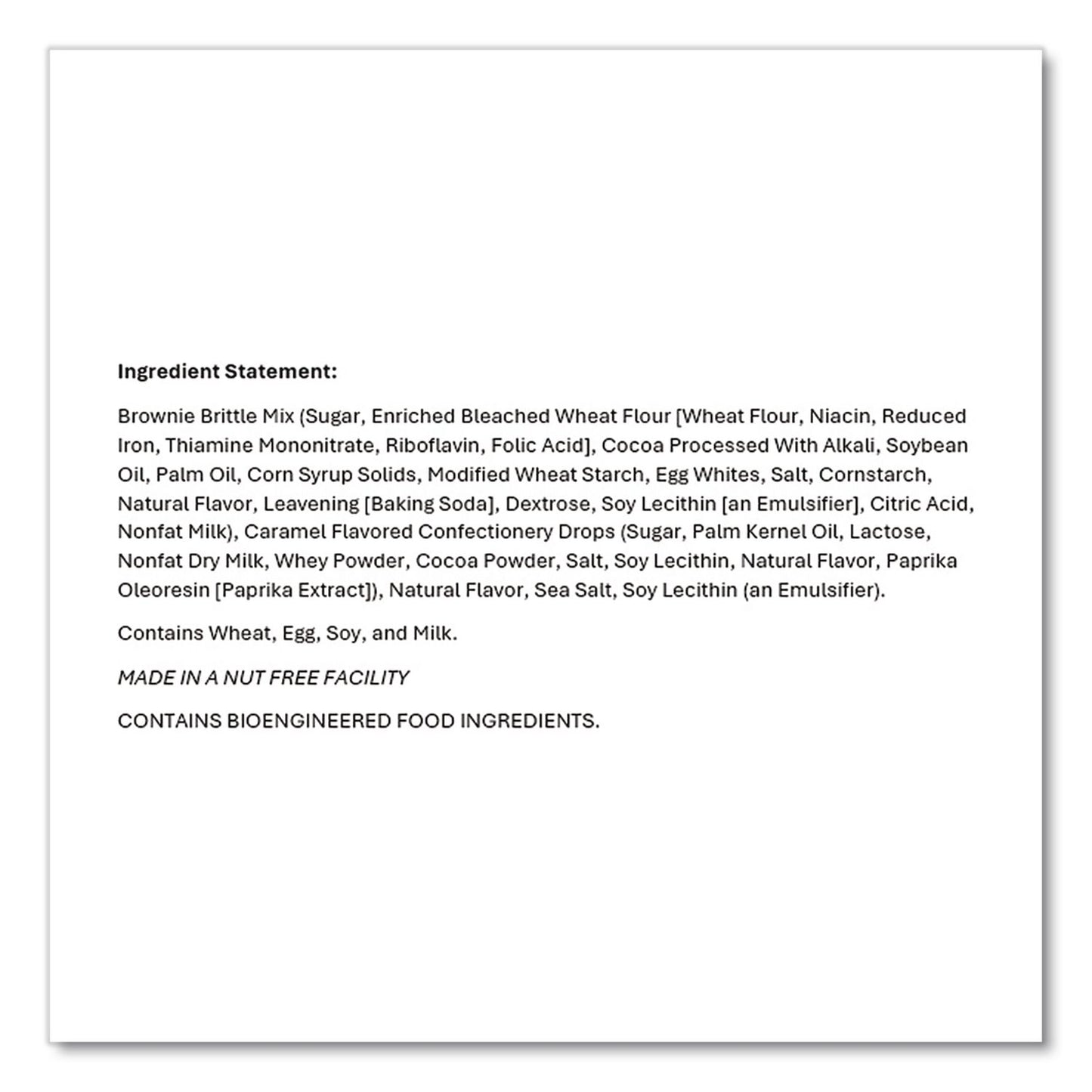 Sheila G’s™ Brownie Brittle™ Salted Caramel Brownie Snack, 2 oz Bag, 24/Carton (SHASGB01132)