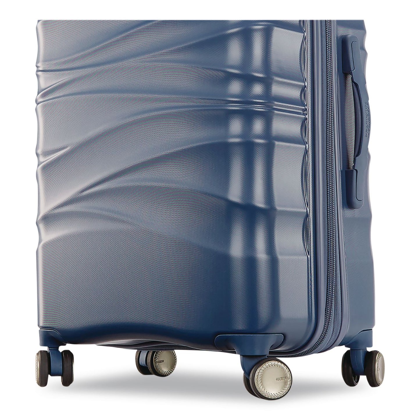 AMERICAN TOURISTER Cascade Hardside Spinner Suitcase, 17.75 x 10 x 26.75, Slate Blue (SML143245E264)