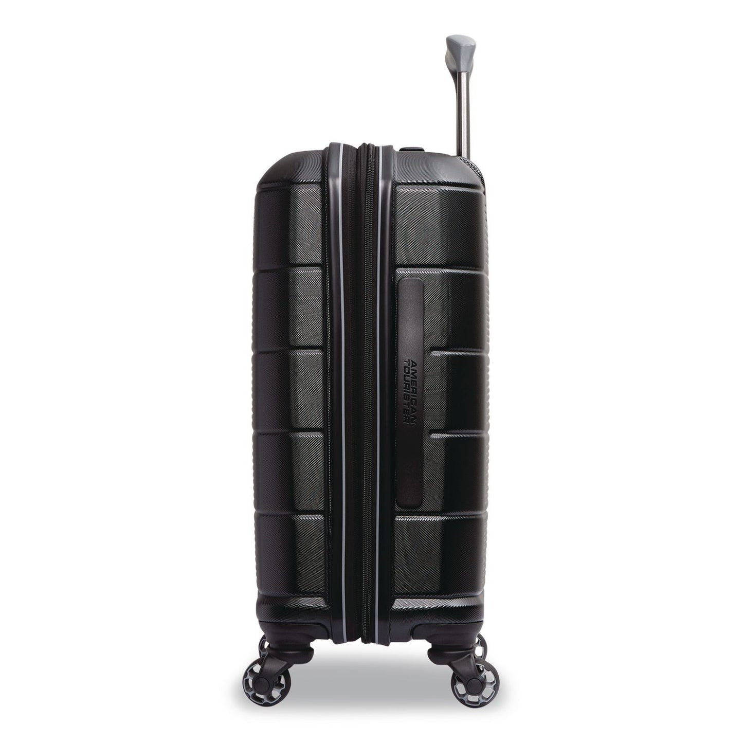 AMERICAN TOURISTER Stratum 2.0 Hardside Spinner Suitcase, 15 x 9.5 x 22, Jet Black (SML1423481465)