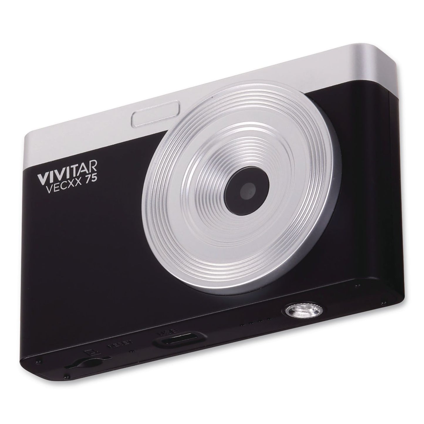 Vivitar® Point Shoot Digital Camera, Black (VVTVECXX75BLK)